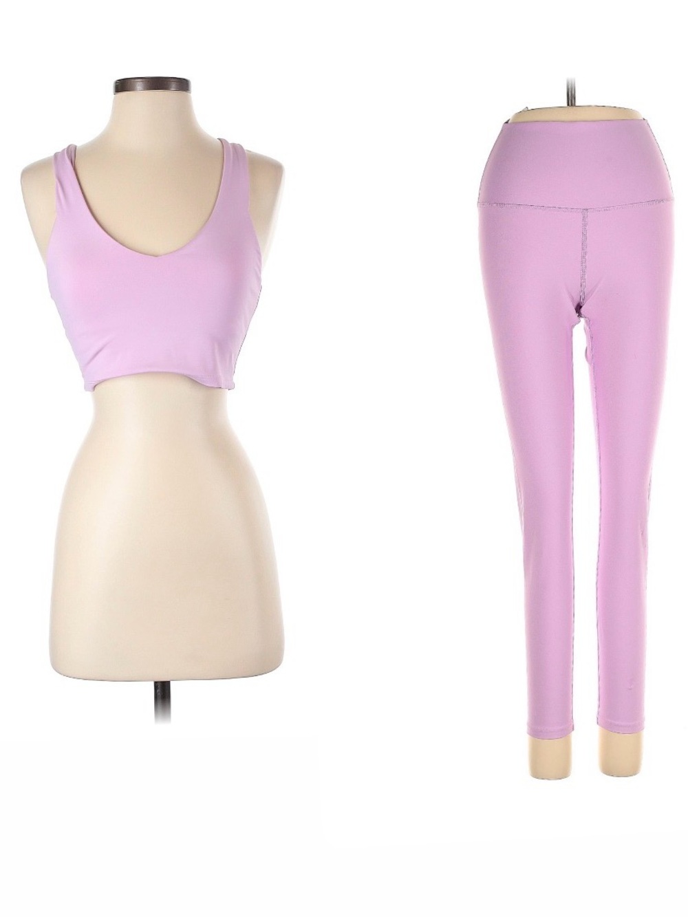 $140 P.E Nation Seamless Tank & Matching leggings Set Pink Lilac Small
